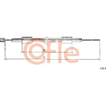 Příslušenství karosérie Lanko pro otevírání kapoty motoru, , 4109112, 985992, COFLE, 126.4
