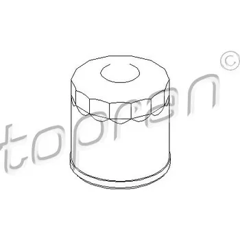 Filtr do auta Olejový filtr, , 152084A00A, 4708878, 4711189, 93167825, 93193705, TOPRAN, 207 483