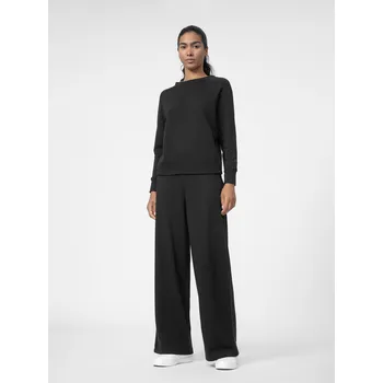 Dámská mikina 4F 4FSS23TSWSF214 DEEP BLACK Dámská mikina na jógu US XL