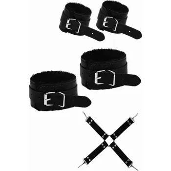 LOLO BDSM pouta na ruce a nohy černá