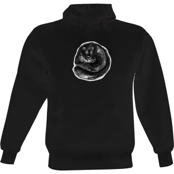 Pánská mikina Pánská mikina s kapucí s potiskem Bobr na mikině pánské