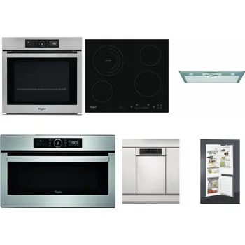 Set domácích spotřebičů WHIRLPOOL AKZ9 9480 IX + WHIRLPOOL AKT 8900 BA + WHIRLPOOL AKR 650/1 IX + WHIRLPOOL ABSOLUTE AMW 730 IX + WHIRLPOOL WSBO 3O34 PF X + WHIRLPOOL ART 65031