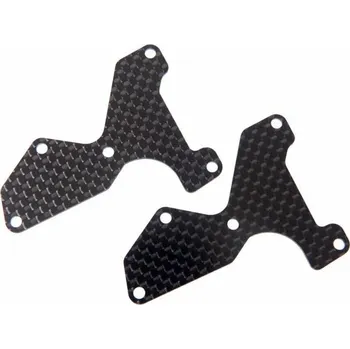 RC náhradní díl MUGEN Seiki Mugen uhlíkové pouzdra do ramen přední - FRONT LOWER ARM PLATE 1mm (CFRP) - expresní doprava