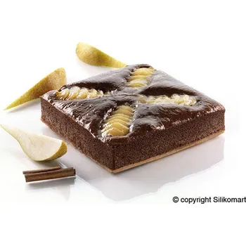 Forma na pečení Čtvercová forma na dort 16x16 cm, v. 5 cm silikonová od Silikomart