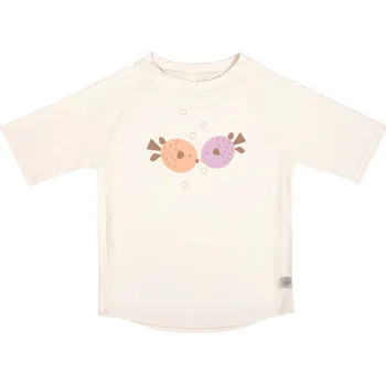 Dívčí tričko LÄSSIG Short Sleeve Rashguard Fish milky Velikost: 86