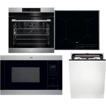 Set domácích spotřebičů AEG BPK742380M + AEG Mastery SenseFry IAE64431FB + AEG Mastery MSB2547D-M + AEG FSE74707P