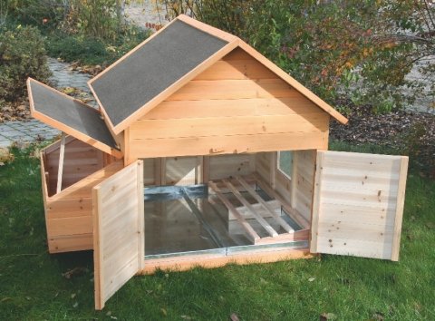 Kurník pro slepice, domek pro králíky a drůbež pro 6-10 slepic