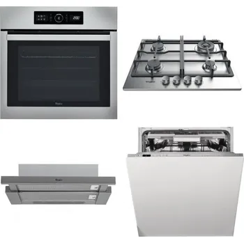 Set domácích spotřebičů WHIRLPOOL ABSOLUTE AKZ9 6230 IX + WHIRLPOOL TKRL 661 IX EU + WHIRLPOOL AKR 749/1 IX + WHIRLPOOL WIO 3O540 PELG