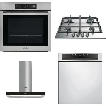 Set domácích spotřebičů WHIRLPOOL AKZ9 9480 IX + WHIRLPOOL TKRL 661 IX EU + WHIRLPOOL WHBS 62F LT K + WHIRLPOOL WBC 3C34 PF X
