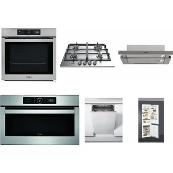 Set domácích spotřebičů WHIRLPOOL AKZ9 9480 IX + WHIRLPOOL TKRL 661 IX EU + WHIRLPOOL AKR 5390/1 IX + WHIRLPOOL ABSOLUTE AMW 730 IX + WHIRLPOOL WSIC 3M27 C + WHIRLPOOL ART 66112