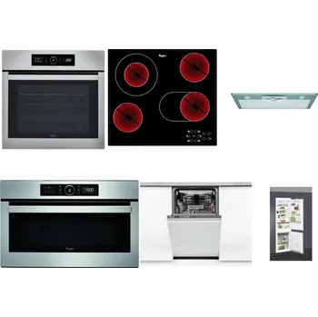 Set domácích spotřebičů WHIRLPOOL ABSOLUTE AKZ9 6230 IX + WHIRLPOOL AKT 8190/BA + WHIRLPOOL AKR 650/1 IX + WHIRLPOOL ABSOLUTE AMW 730 IX + WHIRLPOOL WSIO 3O34 PFE X + WHIRLPOOL ART 66112
