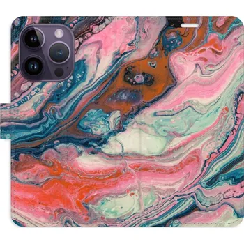 Pouzdro na mobilní telefon Flipové pouzdro iSaprio - Retro Paint - iPhone 14 Pro