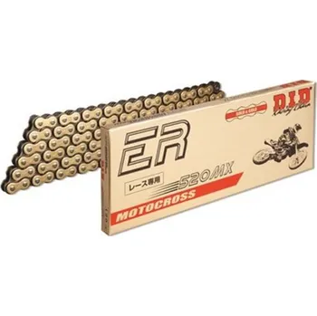 Řetězová sada pro motocykl Moto řetěz DID MX Husaberg FE 501 2000 - 2001 zlatý