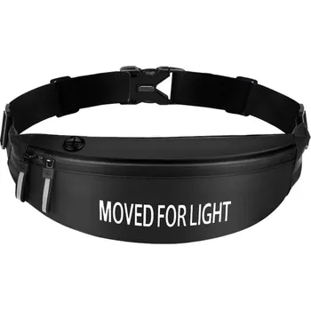 Běžecký opasek s otvorem na sluchátka 11 x 38 cm černá Ledvinka Běžecký opasek s otvorem na sluchátka 11 x 38 cm černá