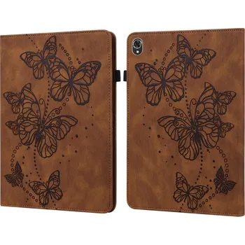 Pouzdro na tablet VSECHNONAMOBIL 55619 ART BUTTERFLIES Zaklápěcí pouzdro Lenovo Tab K10 hnědé