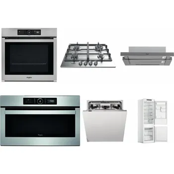 Set domácích spotřebičů WHIRLPOOL AKZ9 9480 IX + WHIRLPOOL TKRL 661 IX EU + WHIRLPOOL AKR 749/1 IX + WHIRLPOOL ABSOLUTE AMW 730 IX + WHIRLPOOL WIO 3T133 PLE + WHIRLPOOL WHC18 T311