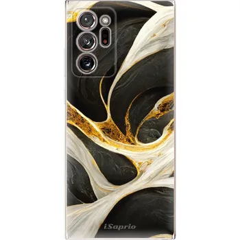 Pouzdro na mobilní telefon Odolné silikonové pouzdro iSaprio - Black and Gold - Samsung Galaxy Note 20 Ultra