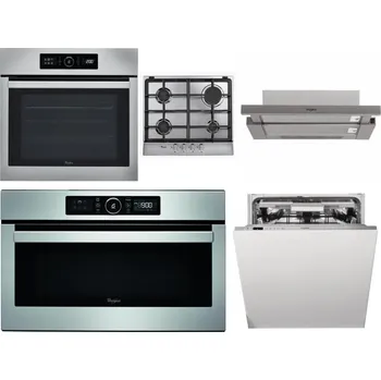 Set domácích spotřebičů WHIRLPOOL ABSOLUTE AKZ9 6230 IX + WHIRLPOOL AKR 351/IX + WHIRLPOOL AKR 5390/1 IX + WHIRLPOOL ABSOLUTE AMW 730 IX + WHIRLPOOL WIO 3T133 PLE