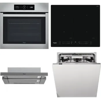 Set domácích spotřebičů WHIRLPOOL ABSOLUTE AKZ9 6230 IX + WHIRLPOOL WL S7260 NE + WHIRLPOOL AKR 749/1 IX + WHIRLPOOL WIO 3T133 PLE