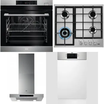 Set domácích spotřebičů AEG BSK782380M + AEG Mastery StepPower HGB64420SM + AEG Mastery DBB5660HM + AEG Mastery MaxiFlex FEE73517PM