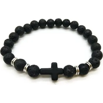 Náramek Amparo Miranda® Náramek Cross Vulcano 12-F černý