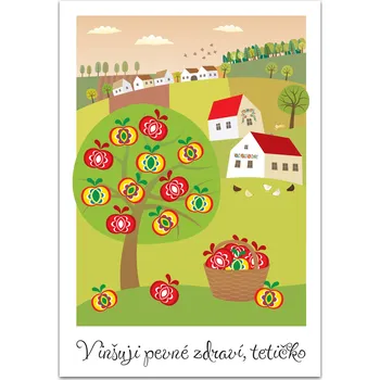 Kresli.to Přání - Vinšuji pevné zdraví, tetičko