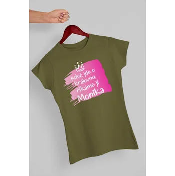 Dámské tričko Dámské tričko Monika Barva: Khaki, Velikost: 2XL