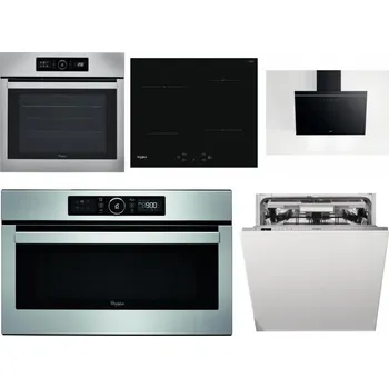 Set domácích spotřebičů WHIRLPOOL ABSOLUTE AKZ9 6230 IX + WHIRLPOOL WS Q2760 BF + WHIRLPOOL AKR 62F LT K + WHIRLPOOL ABSOLUTE AMW 730 IX + WHIRLPOOL WIO 3O540 PELG