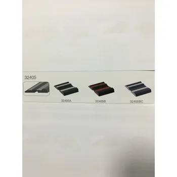 Lišta karosérie Samolepící lišta černá, 2x červený proužek, 5m, 40x6mm, 32405B