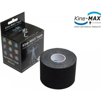 Tejpovací páska KineMAX Kinesiologický tejp MAX Tape Classic černý 5x5cm