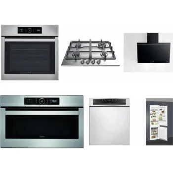 Set domácích spotřebičů WHIRLPOOL ABSOLUTE AKZ9 6230 IX + WHIRLPOOL TKRL 661 IX EU + WHIRLPOOL AKR 62F LT K + WHIRLPOOL ABSOLUTE AMW 730 IX + WHIRLPOOL WBC 3C34 PF X + WHIRLPOOL ART 66112