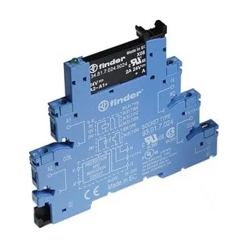 Stykač FINDER Vazební člen 38.81.7.024.8240, 1Z/2A/240V AC, 24V DC 388170248240