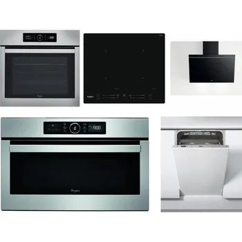 Set domácích spotřebičů WHIRLPOOL ABSOLUTE AKZ9 6230 IX + WHIRLPOOL WL S7260 NE + WHIRLPOOL AKR 62F LT K + WHIRLPOOL ABSOLUTE AMW 730 IX + WHIRLPOOL WSIC 3M27 C