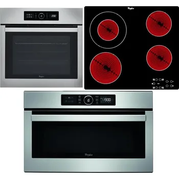 Set domácích spotřebičů WHIRLPOOL ABSOLUTE AKZ9 6230 IX + WHIRLPOOL AKT 8130/NE + WHIRLPOOL ABSOLUTE AMW 730 IX
