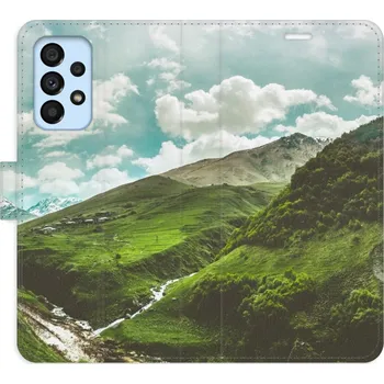 Pouzdro na mobilní telefon Flipové pouzdro iSaprio - Mountain Valley - Samsung Galaxy A53 5G