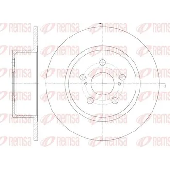 Brzdový kotouč Brzdový kotouč REMSA 6878.00
