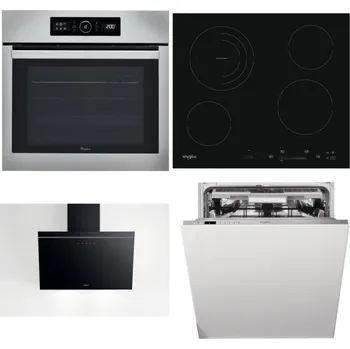 Set domácích spotřebičů WHIRLPOOL ABSOLUTE AKZ9 6230 IX + WHIRLPOOL AKT 8900 BA + WHIRLPOOL AKR 62F LT K + WHIRLPOOL WIO 3T133 PLE