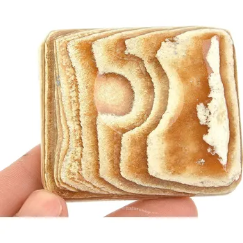 Stojánek na vajíčko Aragonit stojánek na koule/vejce hranatý 87g