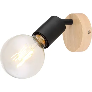 Bodové svítidlo Rabalux Chapman A 3976 (přírodní + černá matná)