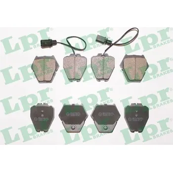 Brzdový systém Sada brzdových destiček, kotoučová brzda LPR 05P1121