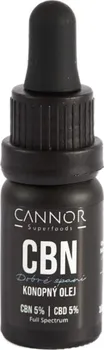 CBD Cannor CBN Dobré spaní konopný olej 5 % 500 mg 10 ml