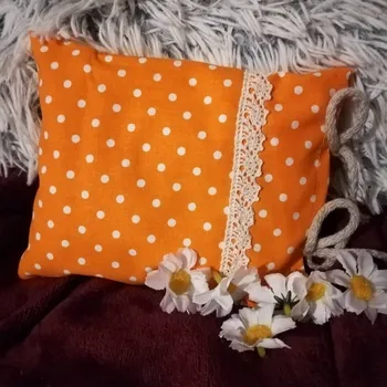 Masáž Pohankový nahřívací polštářek 16x20 cm oranžový č.2