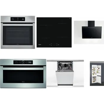 Set domácích spotřebičů WHIRLPOOL ABSOLUTE AKZ9 6230 IX + WHIRLPOOL WS Q2760 BF + WHIRLPOOL AKR 62F LT K + WHIRLPOOL ABSOLUTE AMW 730 IX + WHIRLPOOL WSIO 3O34 PFE X + WHIRLPOOL ART 66112