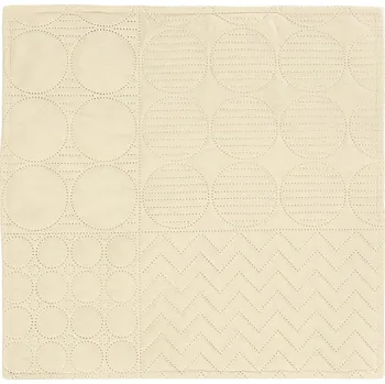 Povlak na dekorativní polštářek DEKORAČNÍ POVLAK NA POLŠTÁŘ ELEGANT 40X40CM KRÉMOVÁ