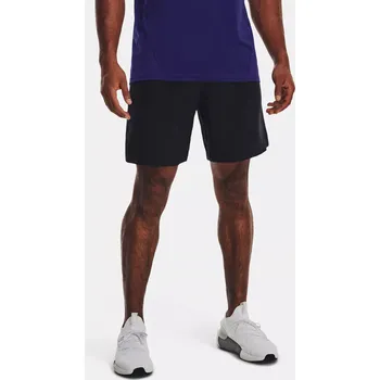 Pánské kraťasy Pánské tréninkové kraťasy Under Armour UA Woven Graphic Shorts-BLK - černé(/modré) Velikost: L