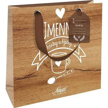 Dárková taška Nekupto Original dárková papírová taška 18 x 16 x 8 cm
