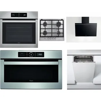 Set domácích spotřebičů WHIRLPOOL ABSOLUTE AKZ9 6230 IX + WHIRLPOOL AKR 351/IX + WHIRLPOOL AKR 62F LT K + WHIRLPOOL ABSOLUTE AMW 730 IX + WHIRLPOOL WSIC 3M27 C