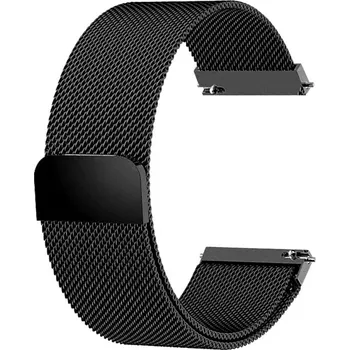 Příslušenství k chytrým hodinkám eses Milánský tah - Černý, 24 mm