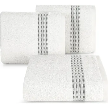 Bytový textil BAVLNĚNÝ RUČNÍK RIVA 70X140 CM BÍLÁ