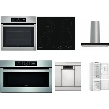 Set domácích spotřebičů WHIRLPOOL ABSOLUTE AKZ9 6230 IX + WHIRLPOOL AKT 8900 BA + WHIRLPOOL WHBS 62F LT K + WHIRLPOOL ABSOLUTE AMW 730 IX + WHIRLPOOL WSBO 3O34 PF X + WHIRLPOOL WHC18 T311